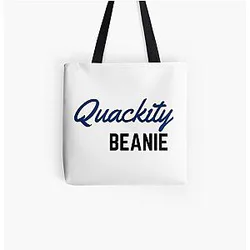 Quackity Bags - Quackity Beanie All Over Print Tote Bag RB2905