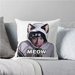 Quackity Pillows - Quackity catboy Throw Pillow RB2905