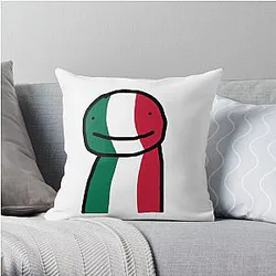 Quackity Pillows - dream but it is actually Quackity (aka mexican dream) Throw Pillow RB2905