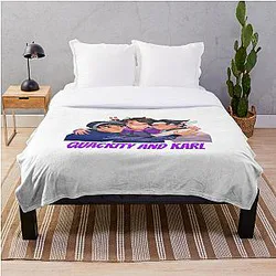 Quackity Blankets - Quackity and Karl Throw Blanket RB2905