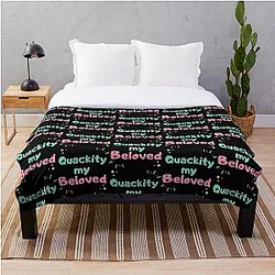 Quackity Blankets - Quackity my beloved Throw Blanket RB2905