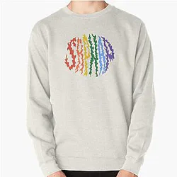 Sapnap Sweatshirts - Sapnap Rainbow Flame Font Pullover Sweatshirt