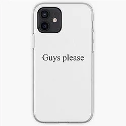 Quackity Cases - "Guys please" Quackity twitch streamer iconic line iPhone Soft Case RB2905