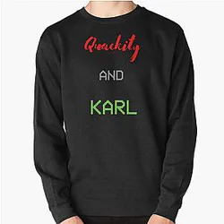 Quackity Sweatshirts - Quackity and Karl Pullover Sweatshirt RB2905