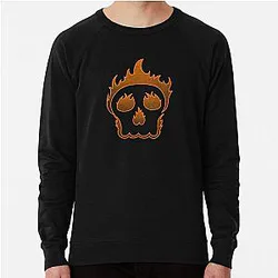 Sapnap Sweatshirts - Sapnap Halloween Skull Pullover Sweatshirt