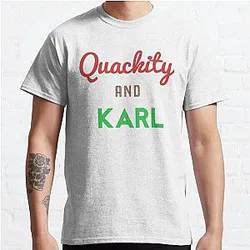 Quackity T-Shirts - Quackity And Karl  Classic T-Shirt RB2905