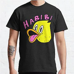 Quackity T-Shirts - Quackity Merch Quackity Habibi Duck Gifts For Fans, For Men and Women, Gift Valentine's Day Classic T-Shirt RB2905