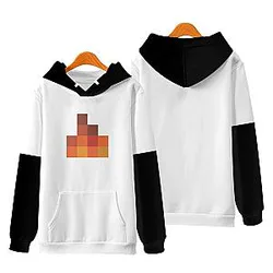 Sapnap Hoodies - Lego Printed Streetwear Colorblock Pullover Hoodie