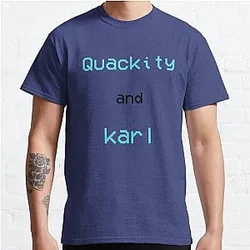 Quackity T-Shirts - Quackity and Karl Classic T-Shirt RB2905