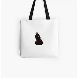 BadBoyHaLo Bags - bloodvine BadBoyHalo All Over Print Tote Bag RB0206