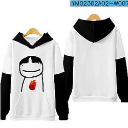 Sapnap Hoodies - Funny Printed Streetwear Colorblock Pullover Hoodie