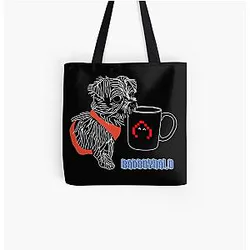 BadBoyHaLo Bags - BadBoyHalo dog All Over Print Tote Bag RB0206