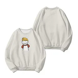 Tommyinnit Sweatshirts - Cute Chibi Printed Crewneck Sweatshirt