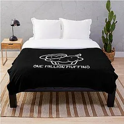 BadBoyHaLo Blankets - BadBoyHalo 1 Million Muffins Throw Blanket RB0206