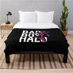BadBoyHaLo Blankets - BadBoyHalo Merch Throw Blanket RB0206