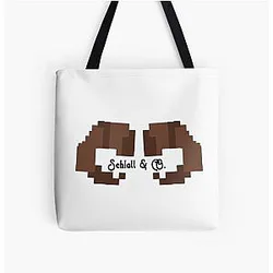 Jschlatt Bags - Jschlatt  Aka Goat Man All Over Print Tote Bag RB0907
