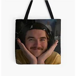 Jschlatt Bags - Jschlatt  Big Guy All Over Print Tote Bag RB0907