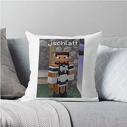 Jschlatt Pillows - Maid Schlatt  Throw Pillow RB0907