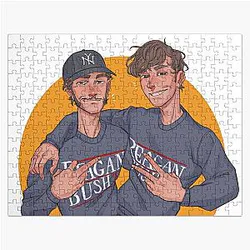 Jschlatt Puzzles - Wilbur and Jschlatt  Jigsaw Puzzle RB0907