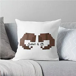 Jschlatt Pillows - Jschlatt  Aka Goat Man Throw Pillow RB0907
