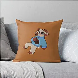 Jschlatt Pillows - Glatt Jschlatt  Throw Pillow RB0907