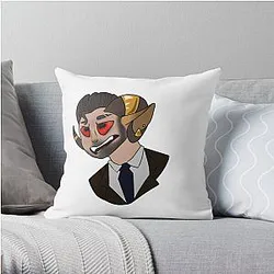 Jschlatt Pillows - Jschlatt  Dream SMP Throw Pillow RB0907