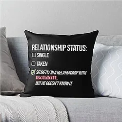 Jschlatt Pillows - Relationship with Jschlatt  Throw Pillow RB0907