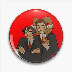 Jschlatt Pins - Jschlatt  and Quackity  Pin RB0907