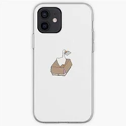 Jschlatt Cases - Jschlatt  Untitled Goose in Box iPhone Soft Case RB0907