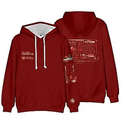 Tubbo Hoodies – Red Tubbo Moment Printed Pullover Hoodie