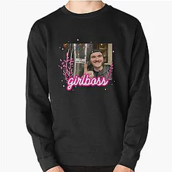 Jschlatt Sweatshirts - Jschlatt  Girlboss  Pullover Sweatshirt RB0907