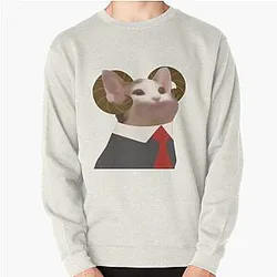 Jschlatt Sweatshirts - Jschlatt  Cat Pullover Sweatshirt RB0907