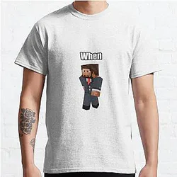 Jschlatt T-Shirts - Jschlatt  Walking Classic T-Shirt RB0907