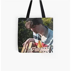 Wilbur Soot Bags - Wilbur Soot with Guitar All Over Print Tote Bag RB2605