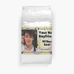 Wilbur Soot Blankets - Your New Boyfriend Wilbur Soot Duvet Cover RB2605