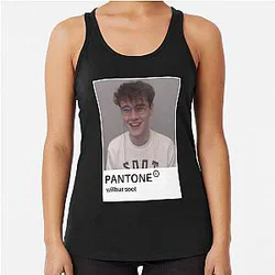 Wilbur Soot Tank Tops - Wilbur Soot Soft Pantone Racerback Tank Top RB2605
