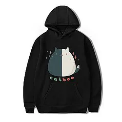 Ranboo Printing Catboo Pullover Hoodie RB2911