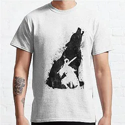 Dark Souls Merch - Wofl Warrior Classic Unisex Tee