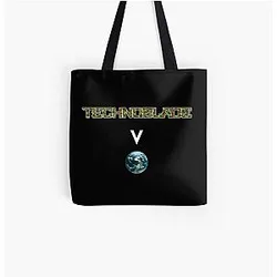 Technoblade Bags - Technoblade above the world - Minecraft All Over Print Tote Bag RB0206