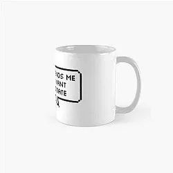 Technoblade Mugs - Technoblade; Text To God Classic Mug RB0206
