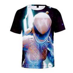 Fortnite Merch - Fortnite Whiteout Printed 3D Graphic T-Shirt