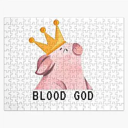 Technoblade Puzzles - Technoblade blood god  Jigsaw Puzzle RB0206