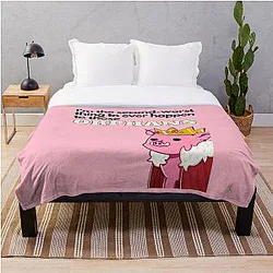 Technoblade Blankets - Technoblade quote , Throw Blanket RB0206