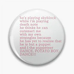 Technoblade Pins - Technoblade potato boy speech Pin RB0206