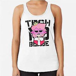 Technoblade Tank Tops - Technoblade face Racerback Tank Top RB0206