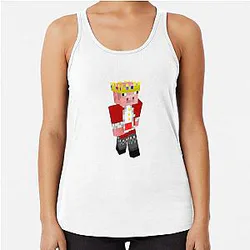 Technoblade Tank Tops - Technoblade  Racerback Tank Top RB0206