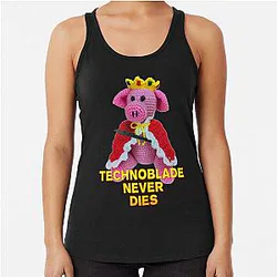 Technoblade Tank Tops - Technoblade Racerback Tank Top RB0206