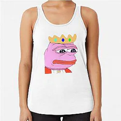 Technoblade Tank Tops - Technoblade pepe the frog meme Racerback Tank Top RB0206