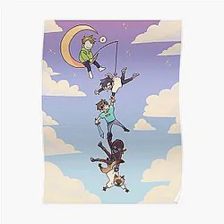 Technoblade Posters - Technoblade Moon Poster RB0206