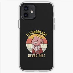 Technoblade Cases - Technoblade never dies  iPhone Soft Case RB0206